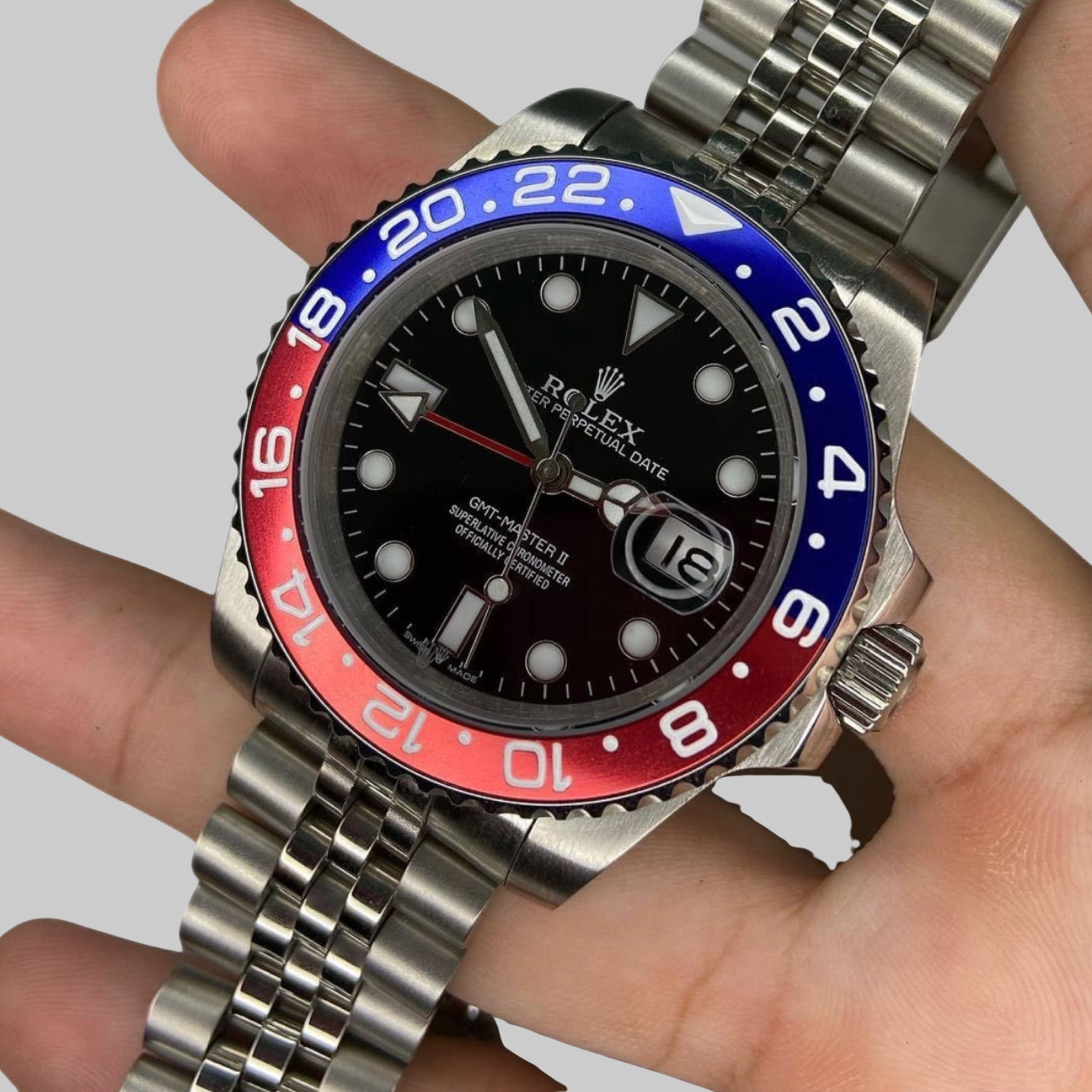 GMT Master II - Pepsi - Linha Suíça